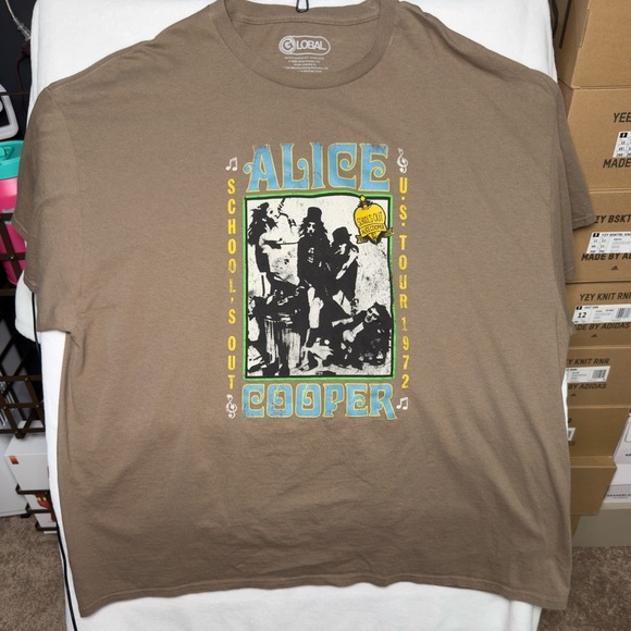 Alice Cooper 1972 “School’s Out” Tour Graphic Tee | 3XL - Picture 3 of 6